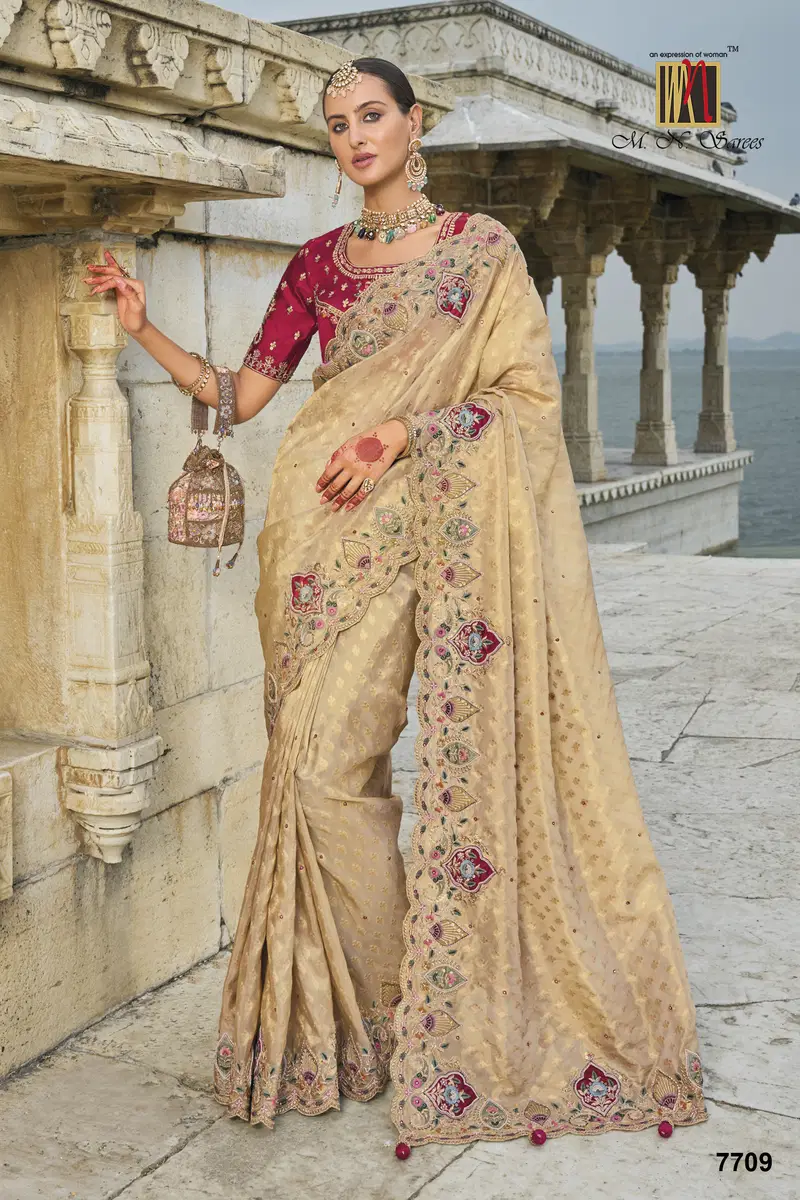 Shahi Poshak Vol 2 By M.N Reception Wear Sarees Wholesale Market In Surat