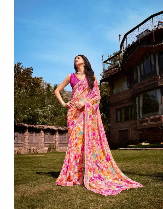Ishita By Sanskar Weightless Fancy Saree Wholesale Market In Surat With Price