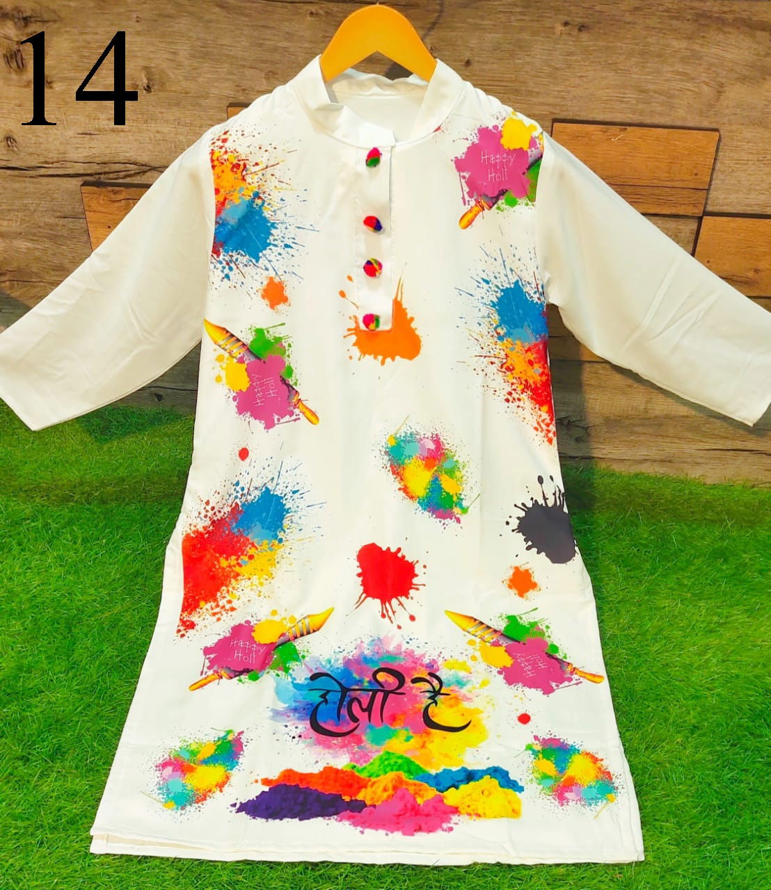 Holi Special 1 Silk Digital Printed Holli Special Kurti Collection