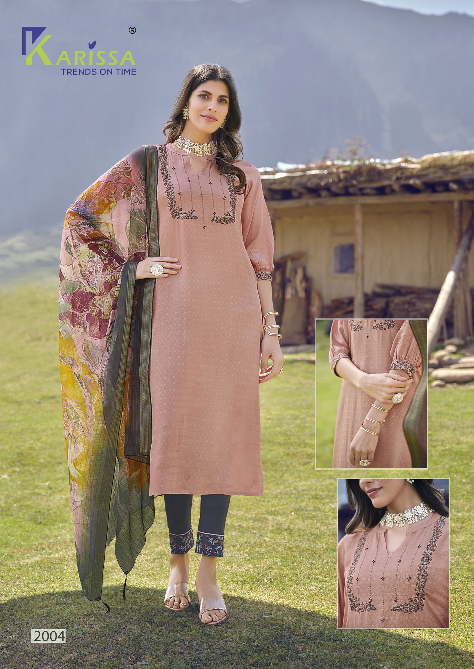 Hazel By Karissa Kurti Pant With Dupatta Kurti With Bottom Catalog