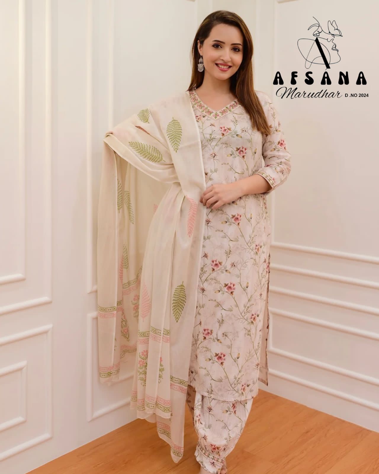 Marudhar By Afsana Shifli Chikankari Kurti With Bottom Catalog