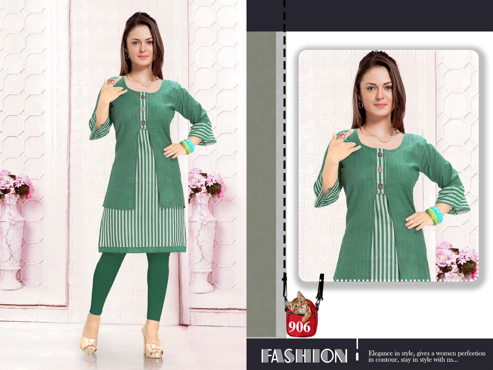 KRINA 01 Latst Fancy Designer Casual Regular Wear Cotton Printed Kurti Collection