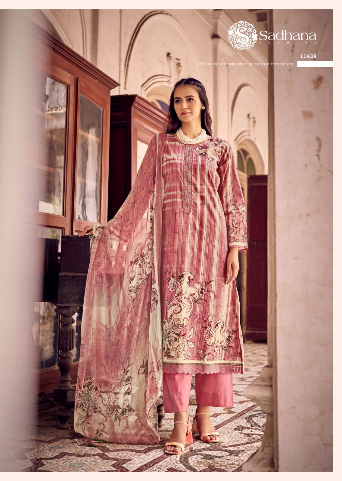 Rohi By Sadhana Lawn Cotton Digital Printed Dress Material Suppliers In India
