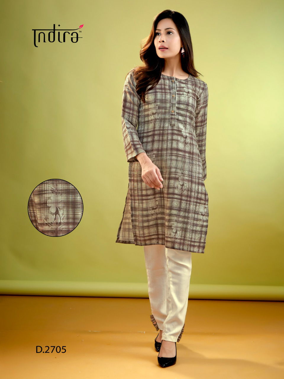 Indira Sharad Designer Party Wear kurti Collection with Pant at wholesale Price