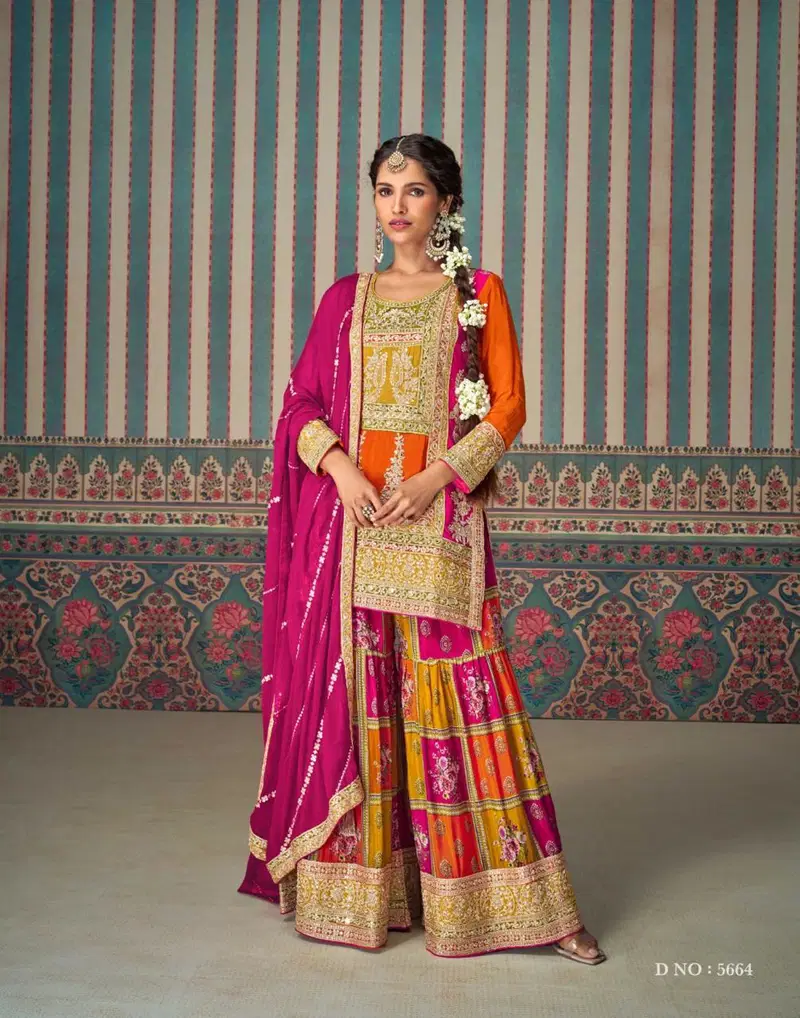 Mahi Pro By Sayuri Chinon Silk Readymade Suits Wholesale Shop In Surat