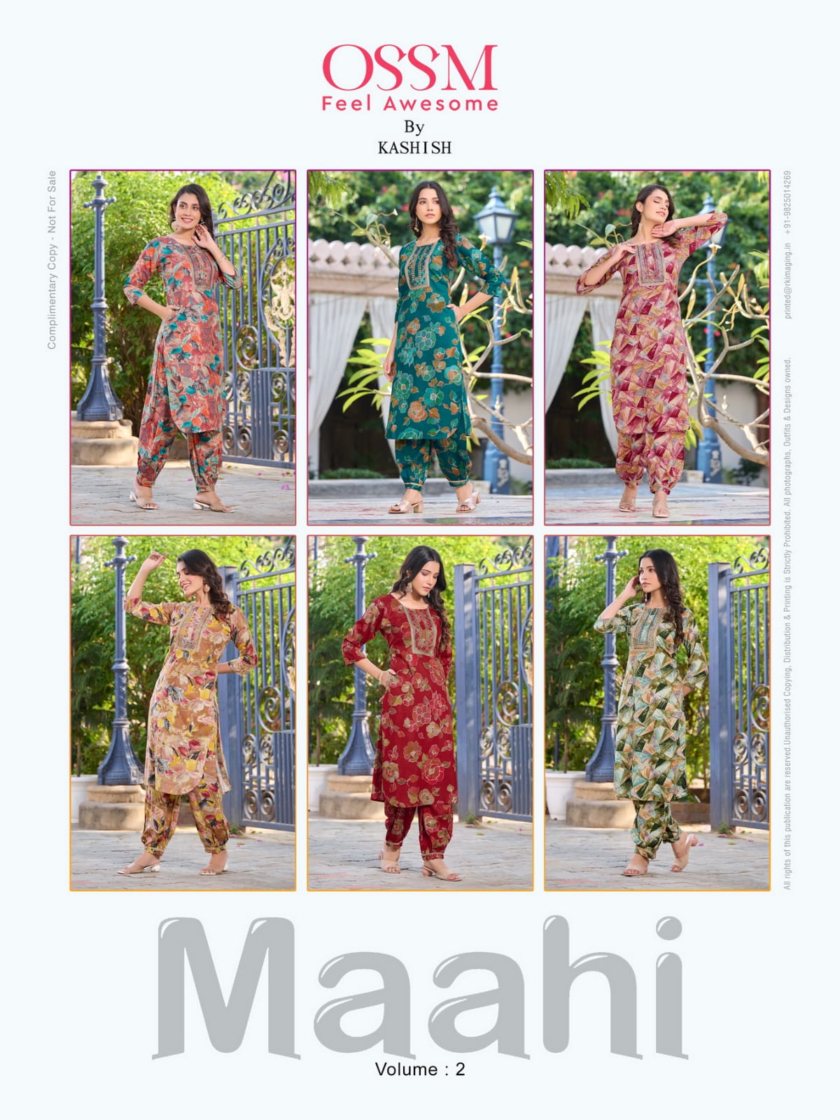 Maahi Vol 2 By Ossm Afghani Style Kurti With Bottom Catalog
