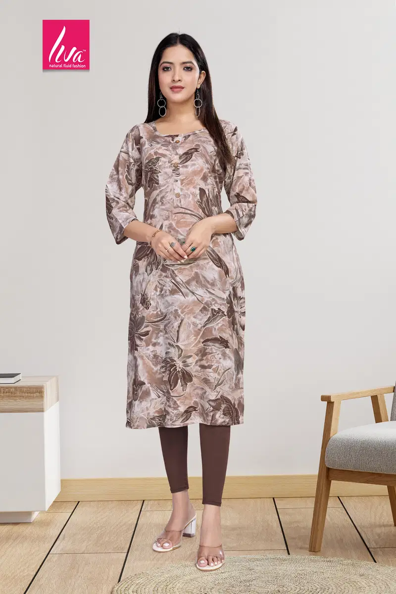 2 Selvi Ultra Premium Rayon Foil Printed Kurti Wholesalers In Delhi