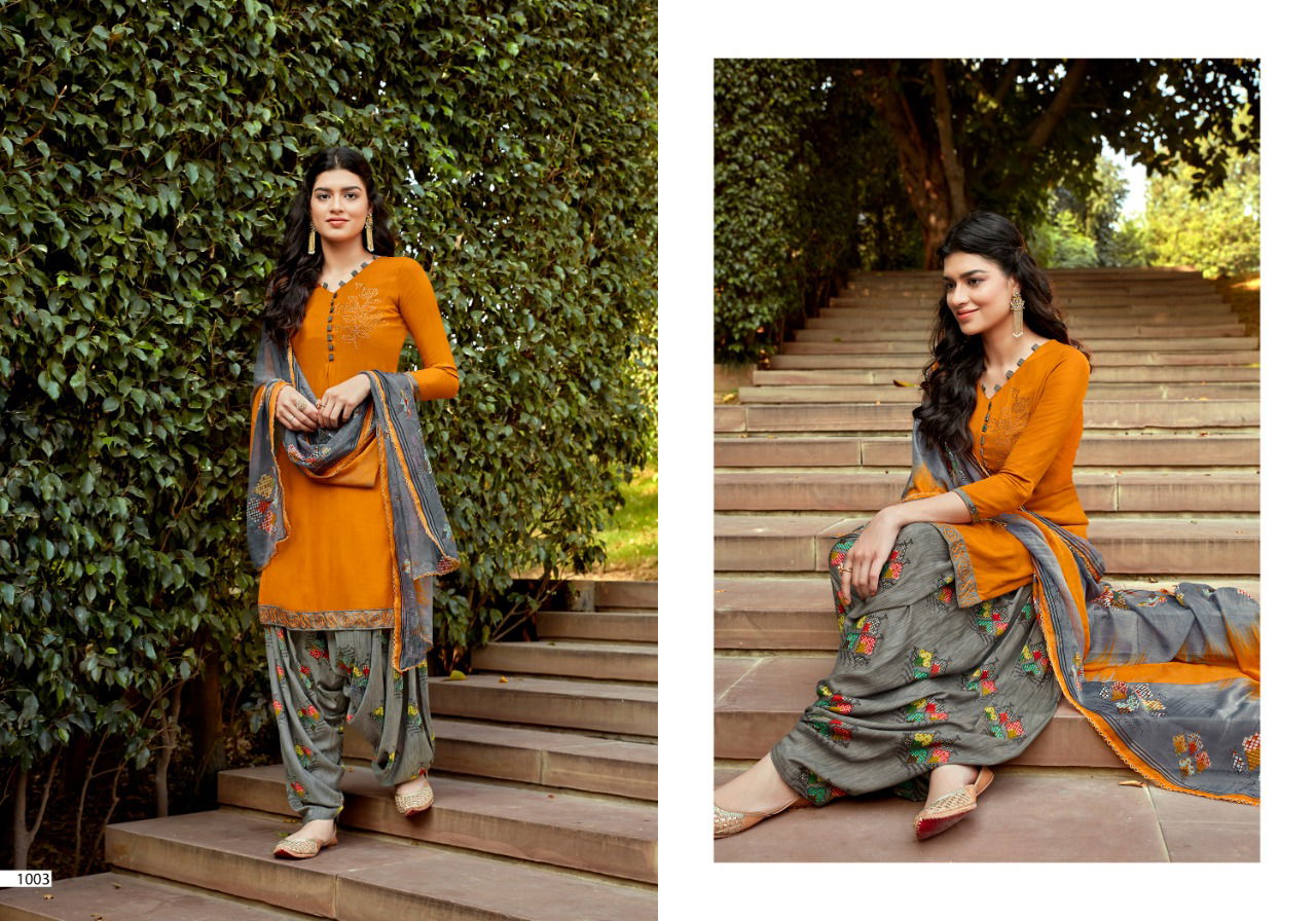 Sweety Pepsi 11 Casual Wear Designer Rayon slub with swaroski work Dress Material Collection
