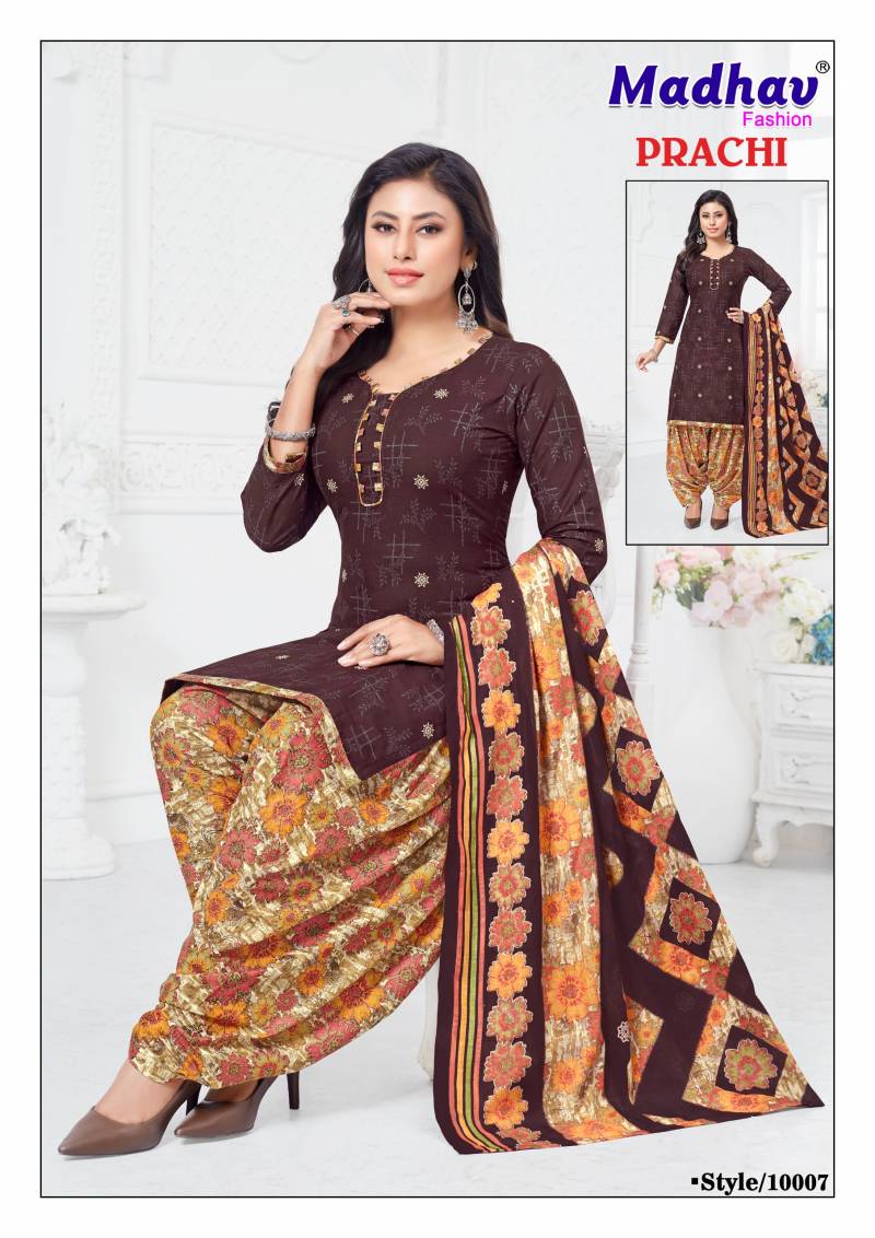 Prachi Vol 10 By Madhav Cotton Printed Dress Material Wholesale Price In Surat
