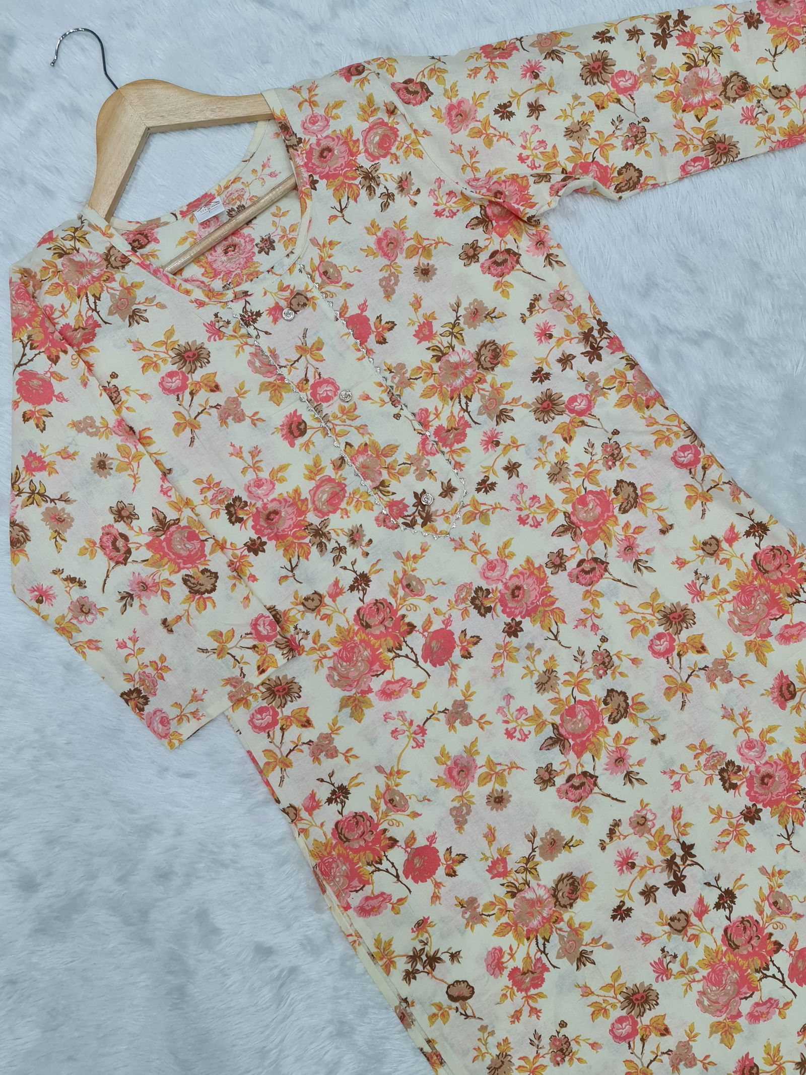 Mann Printed Daily Wear Cotton Kurtis Catalog