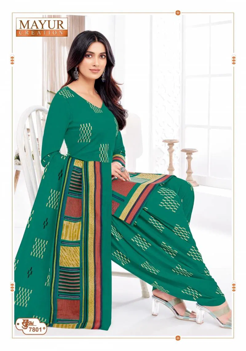 Khushi Vol 78 By Mayur Cotton Dress Material Wholesale Shop In Surat
