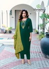 Femina Vol 1 By Vaniska Gadhwal Silk Kurti With Bottom Dupatta Wholesale Online