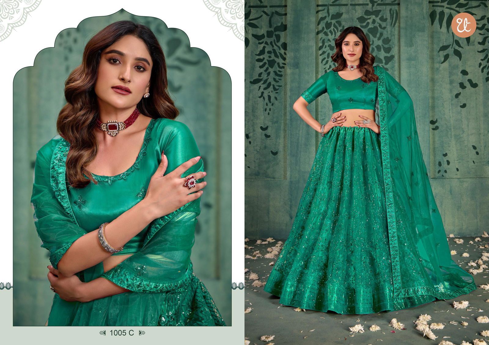Elegance Vol 2 By Tt Net Party Wear Lehenga Choli Orders In India