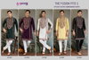 The Fusion Fits 1 by Shubhvastra Viscose Silk Mens Kurta Wholesale Price In Surat