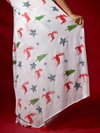 Mg 514 Christmas Special Plain Linen Digital Printed Designer Saree Wholesale Price In Surat