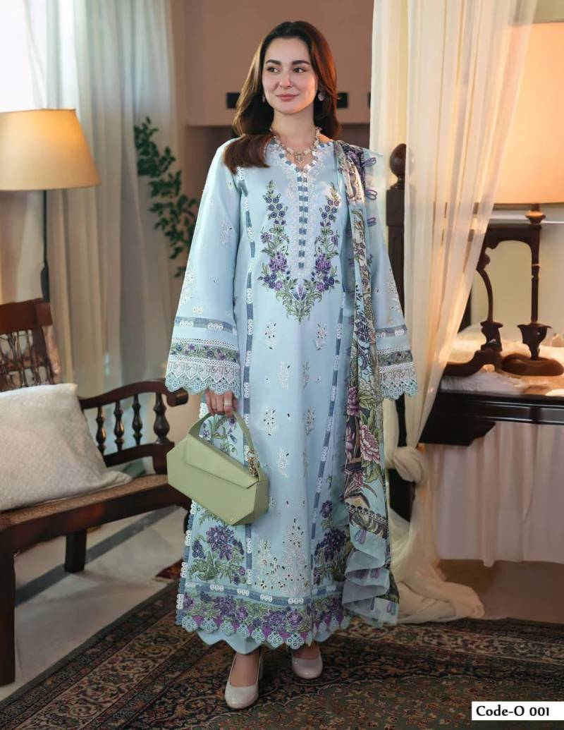 Jade Ombre Intezar Cotton Printed Dress Material Online Wholesale