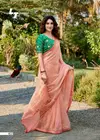 Magnolia Vol 4 By Kashvi Malai Silk Embroidered Saree Wholesale In India