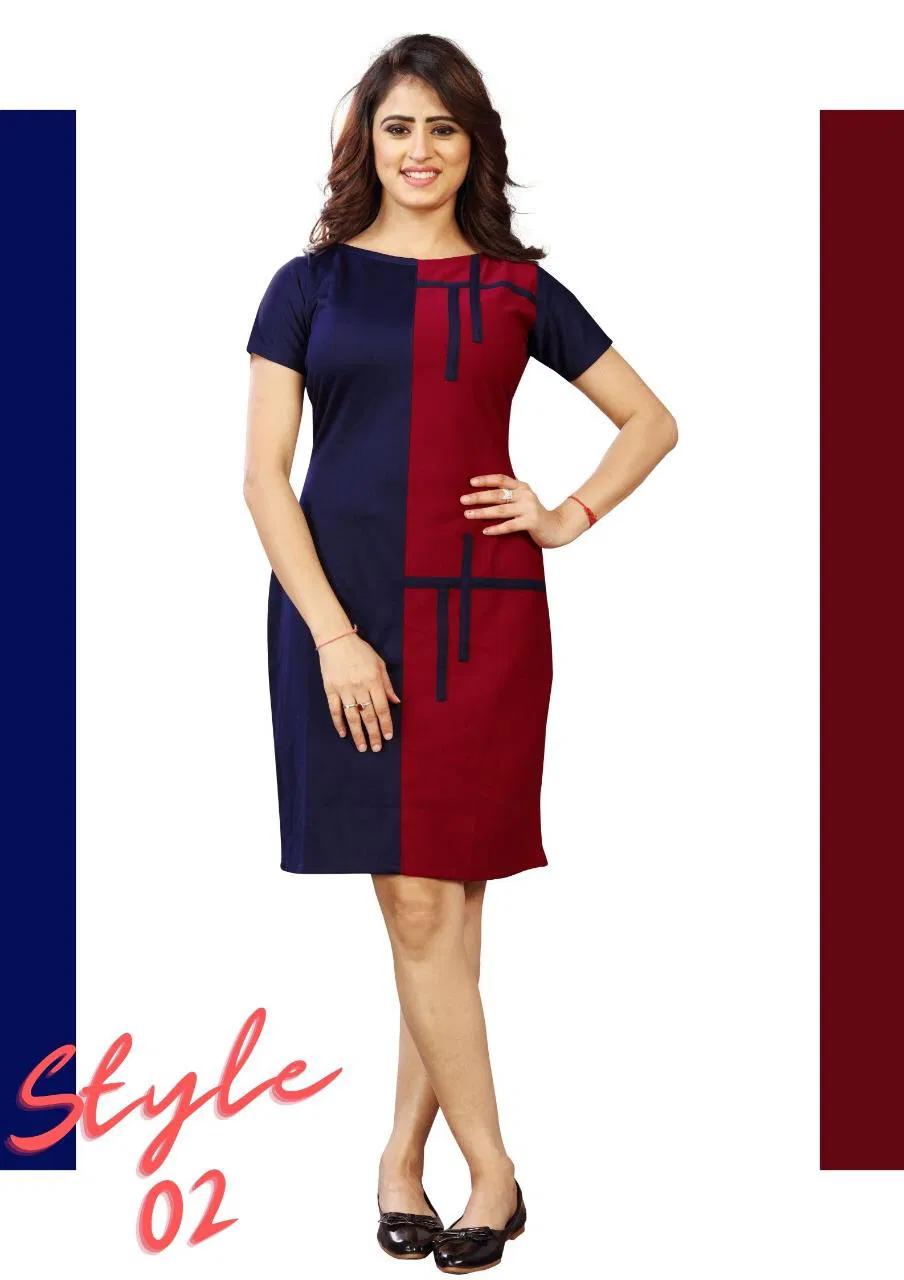 Polyester Spandex Latest Designer Casual Wear American Crape Western Collection
