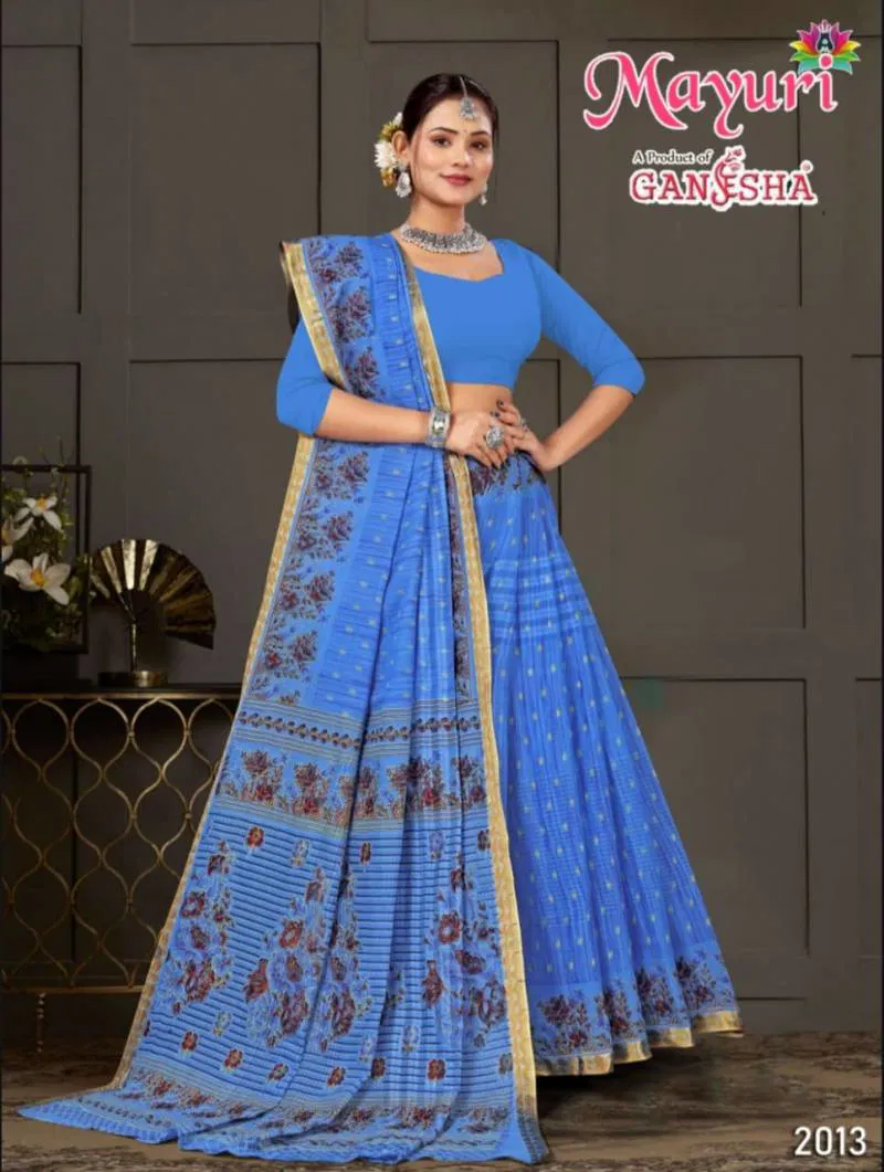 Mayuri Vol 2 By Ganesha Cotton Printed Casual Wear Saree Wholesale Market In Surat