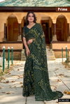 Prima Weightless Georgette Bandhani Sarees Wholesale Market In India
