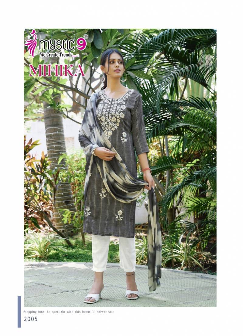  Mihika Vol 2 By Mystic 9 Kurti Bottom With Dupatta Bulk Orders In India
