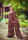 Moomal By Sanskar Tex Prints Georgette Chiffon Sirowski Sarees Bulk Orders In India