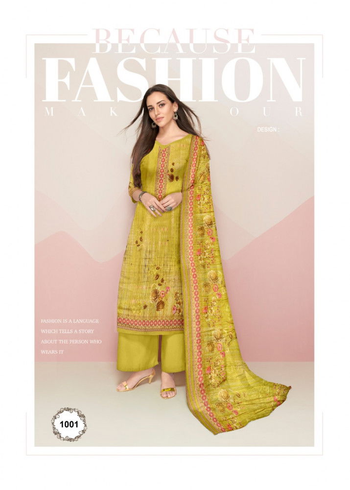Mitra 1 Fancy Casual Daily Wear Designer Cotton Dress Material Collection