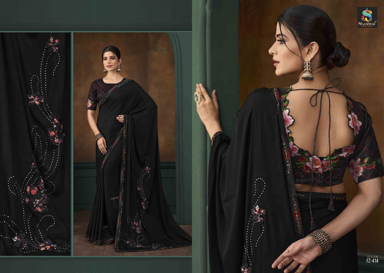 Feeza Vol 4 By Shashvat Fancy Designer Saree Wholesale Shop In Surat