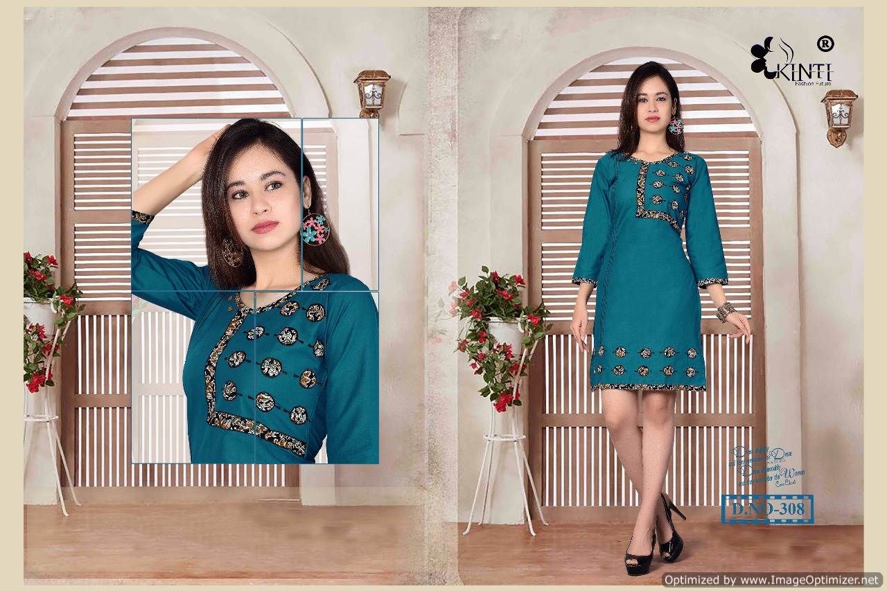 kinti-navya Latest Fancy Regular Wear Pure Cotton Designer Kurtis Collection

