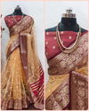 Aab Kanchivaram Silk Minakari Work Fancy Saree Wholesale In India