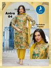 Antra By Kaya Linen Shimmer Online Kurti With Bottom Dupatta Wholesale
