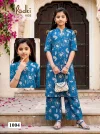 Ladki Kids Liva Rayon Printed Kurti With Bottom