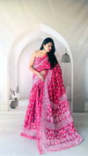 Scmd Ruhi Casual Wear Printed Linen Silk Saree online wholesale