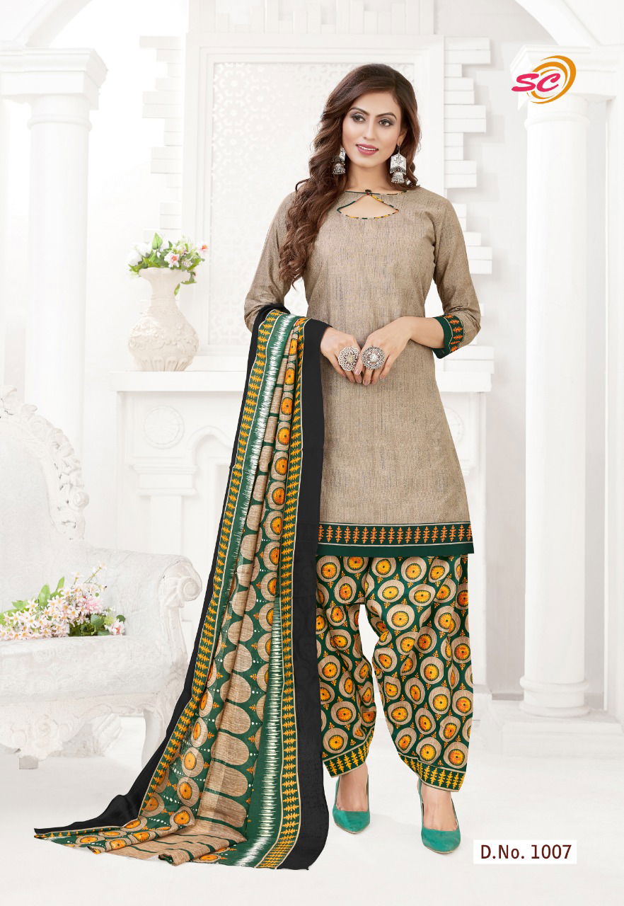 Sc Panetar 1 Edition Latest Fancy Regular Casual Wear pure Cotton Readymade Salwar Suit Collection
