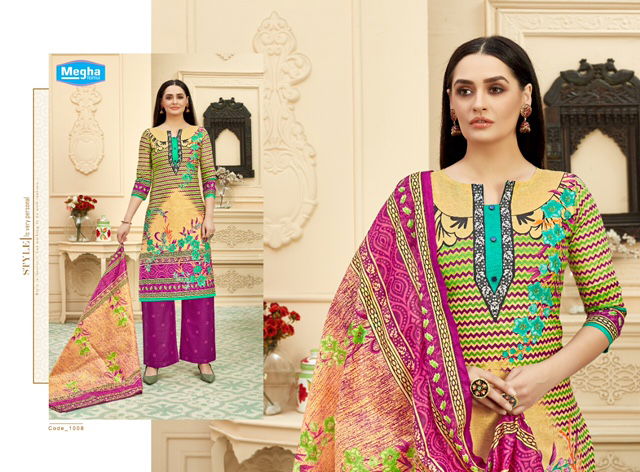 Megha Mirza Sahiba 2 Latest fancy Regular Casual Wear Pure Printed Cotton Collection
