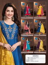 Angika By Kaya Gadhwal Silk Anarkali Kurtis Set Wholesale Price In Surat