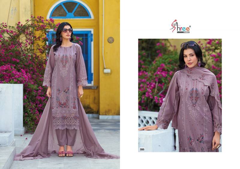 Tasrif By Shree Premium Embrodered Lawn Pakistani Salwar Kameez Wholesale Online