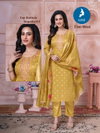 Tini Mini By Kaya Shimmer Ladies Kurti With Bottom Dupatta Wholesale Market In Surat