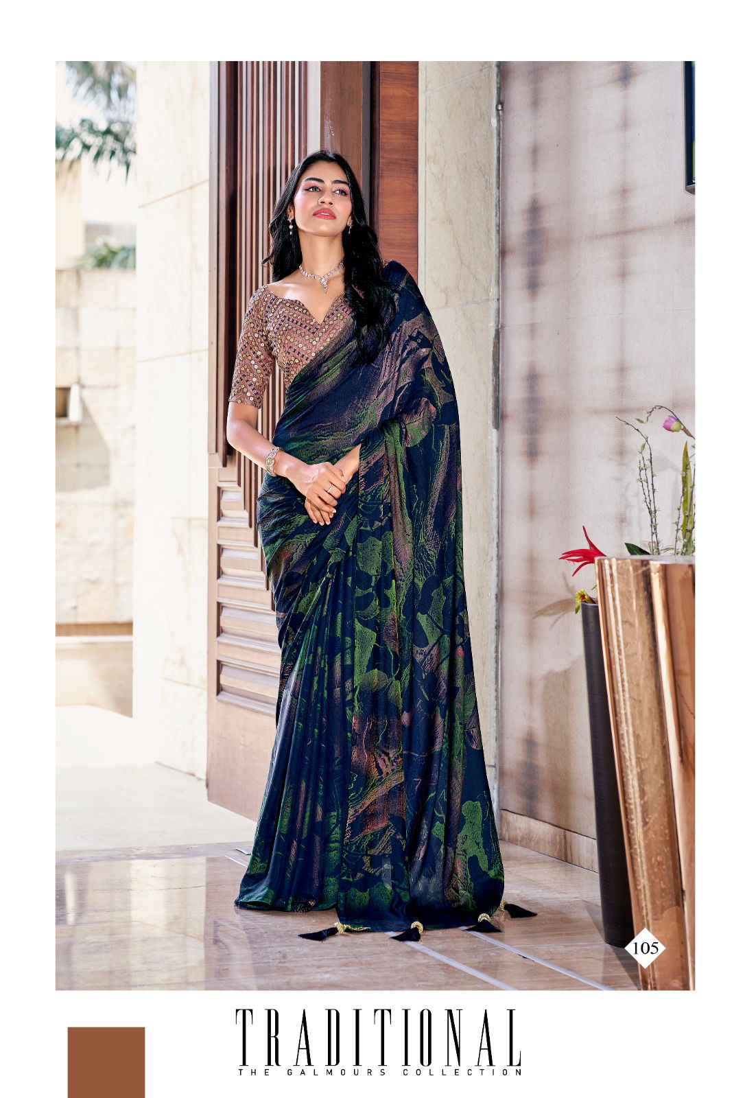 Shannon By Stavan Velvet Saree Catalog