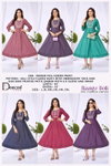 Mango Doli By Deecee Roman Flared Anarkali Kurtis Wholesale Online