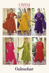 Gulmohar By Ossm Mal Chanderi Kurti With Bottom Dupatta Suppliers In India