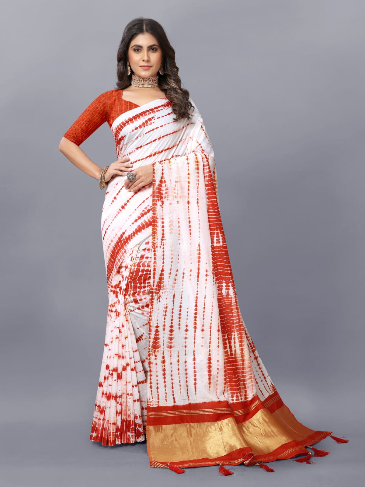 Radha Raman Shiboori Bandhani Printed Sarees Catalog