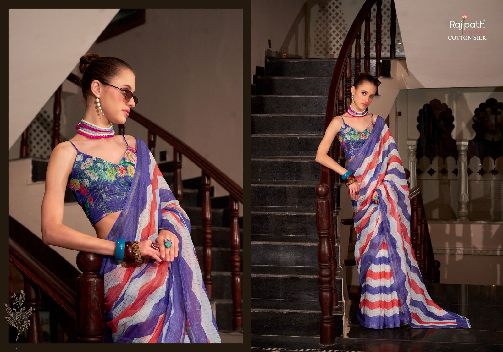 Rang De Basanti By Rajpath Linen Cotton Silk Saree Wholesale Online