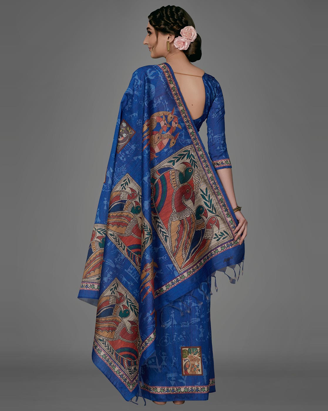 Apple Kalamkari 13 Latest Fancy Festive Wear Printed Manipuri silk Sarees Collection
