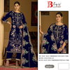 Bilqis B 212 A To D Velvet Embroidery Pakistani Salwar Suits Wholesale Online