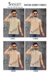 Sangeet Rayon Dobby Vol 2 Half Sleeves Short Mens Kurta Suppliers In India