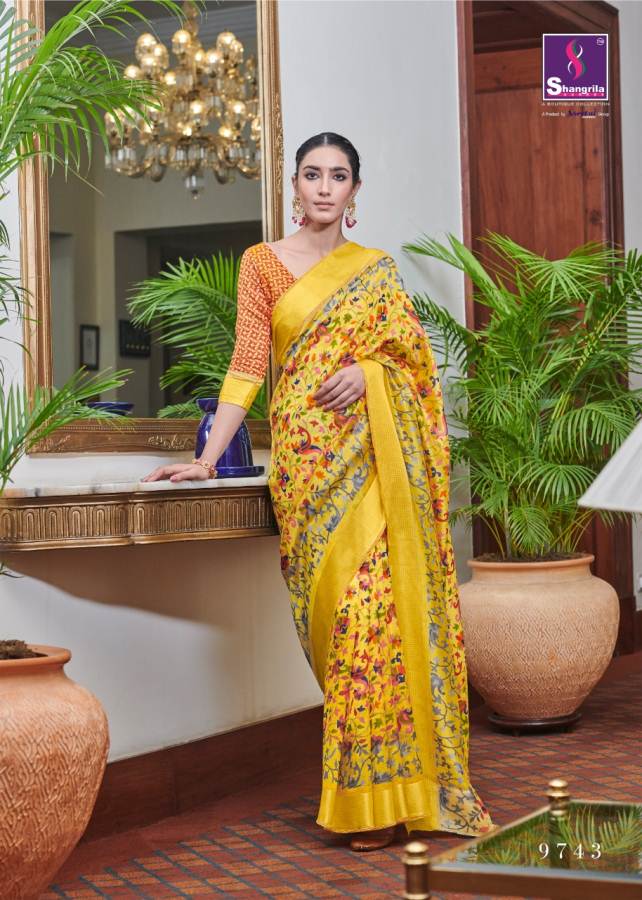 Shangrila Sophia Brasso Exclusive Designer Collection Of Brasso Saree