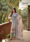 Safira By Sanna Hamp Linen Printed Ladies Salwar Suits Wholesale Market In Surat
