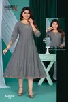 Radhya Vol 2 By Deecee Roman Silk Long Flared Stylish Kurtis Wholesalers In Delhi