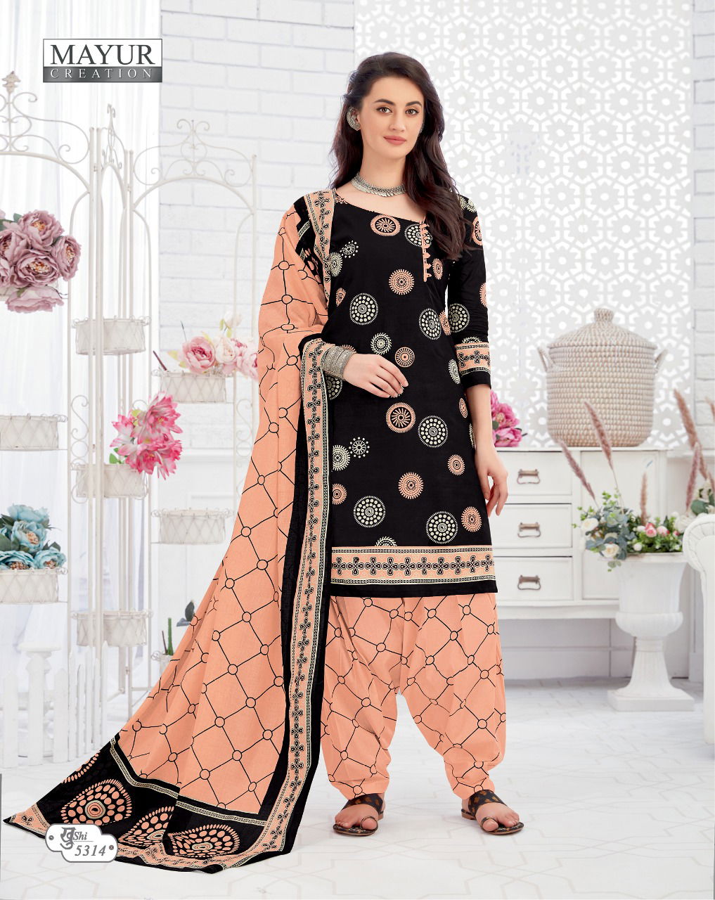 Mayur Khusi 53 Latest Designer Printed Pure Cotton Slawar Suit Collection 